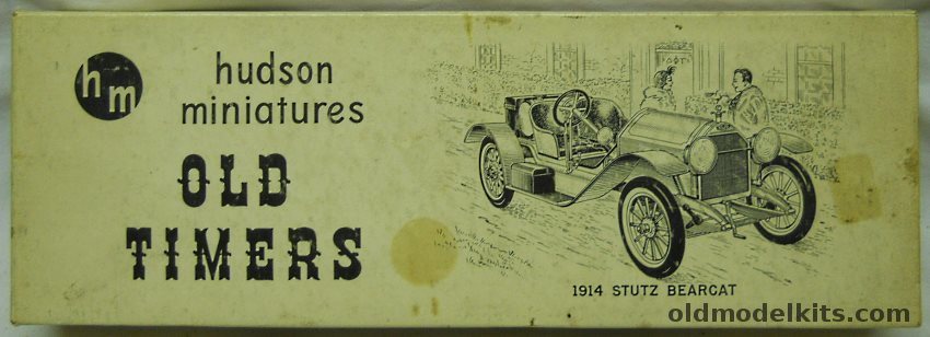 Hudson Miniatures 1/16 1914 Stutz Bearcat Old Timers plastic model kit